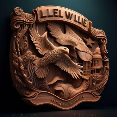 3D model Lewisville in the United States (STL)